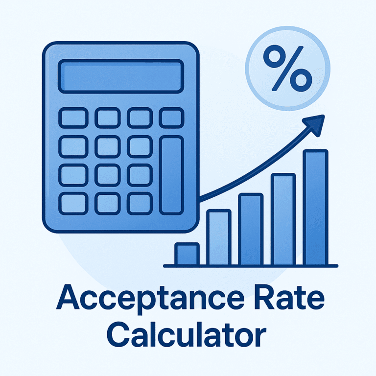 Acceptance Rate Calculator